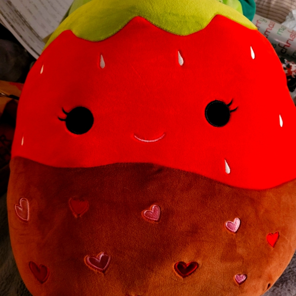 Squishmallows Scarlet the Strawberry 16" Stuffed Plush